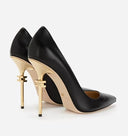 Pantofi ELISABETTA FRANCHI, Heel Monogram, Negru