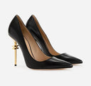 Pantofi ELISABETTA FRANCHI, Heel Monogram, Negru