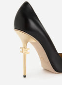 Pantofi ELISABETTA FRANCHI, Heel Monogram, Negru