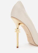Pantofi ELISABETTA FRANCHI, Heel Monogram, Butter
