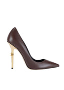 Pantofi ELISABETTA FRANCHI, Fulltime pumps with logo heel
