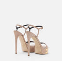 Sandale ELISABETTA FRANCHI, Vertigo platform sandals in suede, Nude