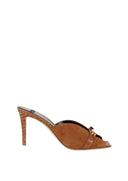 SANDALE ELISABETTA FRANCHI, Riviera suede mules, Maro