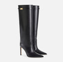 Cizme ELISABETTA FRANCHI, nappa effect calfskin, Negru