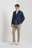 Jacheta PINI PARMA, Blue shirt jacket, Lana