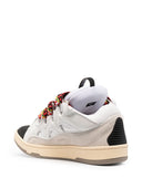 Sneakers Lanvin, Curb Design, Colored Laces, White, Women