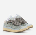 Sneakers Lanvin, Curb Suede, White Blue