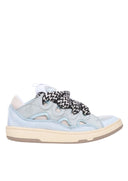 Sneakers Lanvin, Curb Suede, White Blue