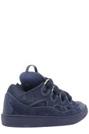 Sneakers Lanvin, Curb Round Toe Lace-Up, Navy Blue