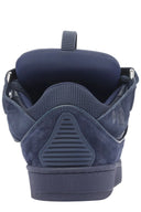 Sneakers Lanvin, Curb Round Toe Lace-Up, Navy Blue