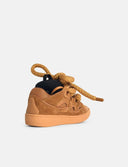 SNEAKERS LANVIN, 'CURB' BEIGE LEATHER BLEND SNEAKERS, Orange