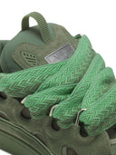 Sneakers Lanvin, Curb, Padded Design, Olive Green