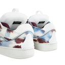 Sneakers Lanvin, Curb Design, Burgundy Details, White, Men