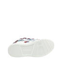 Sneakers Lanvin, Curb Design, Burgundy Details, White, Men
