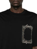 Tricou AMIRI, bandana tee print, Negru
