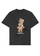 Tricou DOMREBEL, SNAP SKETCH - T-SHIRT Faded Black