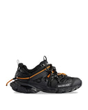 SNEAKERS BALENCIAGA, Track Trail, Orange Details, Black