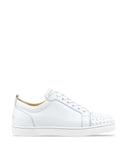 SNEAKERS CHRISTIAN LOUBOUTIN, Louis junior spikes flat, All white