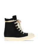 SNEAKERS RICK OWENS, High Top, Smooth Leather, Black