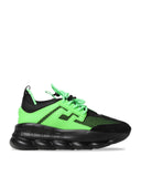 SNEAKERS VERSACE, Chain Reaction Black Green