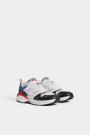 Sneakers DSQUARED2, Dash Print, White Multicolor