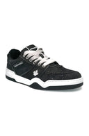 Sneakers DSQUARED2, Spiker, Vintage Denim, Low Top, Black