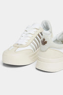 Sneakers DSQUARED2, New Jersey Design, Details, Low Top, White