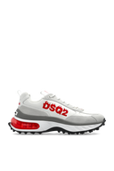 Sneakers DSQUARED2, Bubble Design, Red Details, White