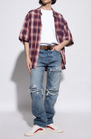 SNEAKERS DSQUARED2, Rider Sneakers, Red and Blue Dean and Dan