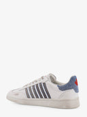 SNEAKERS DSQUARED2, Low-Top Leather Sneakers, Denim Insert