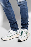 SNEAKERS DSQUARED2, Sprinter Sneakers, Alb si verde