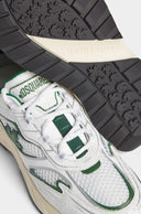 SNEAKERS DSQUARED2, Sprinter Sneakers, Alb si verde