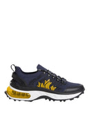 SNEAKERS DSQUARED2, Bubble, Sireturi logo, Bleumarin