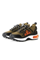 SNEAKERS DSQUARED2, Bubble, Sireturi logo, Kaki