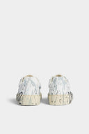 Sneakers DSQUARED2, Rider Sneakers, Graffiti Print, Alb