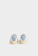 Sneakers DSQUARED2, Rider Sneakers, Denim Insert, Alb