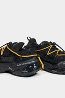 SNEAKERS DSQUARED2, Faster Sneakers, Orange insert, Black
