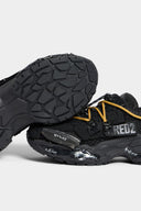 SNEAKERS DSQUARED2, Faster Sneakers, Orange insert, Black