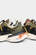 SNEAKERS DSQUARED2, Faster Sneakers, Orange insert, Kaki