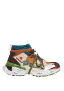 SNEAKERS DSQUARED2, Faster Sneakers, Multicolor, Brown