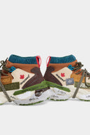 SNEAKERS DSQUARED2, Faster Sneakers, Multicolor, Brown