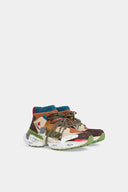 SNEAKERS DSQUARED2, Faster Sneakers, Multicolor, Brown
