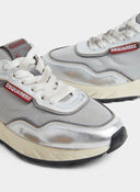 SNEAKERS DSQUARED2, Sprinter Sneakers, Metallic Grey