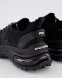 SNEAKERS DSQUARED2, Bubble, Sireturi logo, Negru