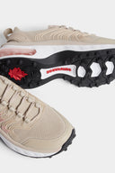 SNEAKERS DSQUARED2, Bubble, Sireturi logo, Bej