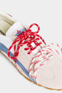 Sneakers DSQUARED2, DC-642, Cream and Blue