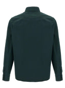 Camasa Zegna,Button-down overshirt, Dark Green
