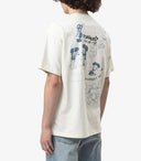 Tricou DOMREBEL, Spit T-Shirt White