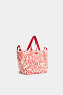 Geanta DSQUARED2, Rebel Hibiscus Tote Bag, Rosu