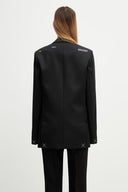 Sacou OFF WHITE,  Single-Breasted Long-Sleeved Jacket